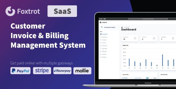 Foxtrot SaaS - Customer, Invoice and Expense Management System 1.0.8