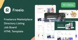 Freeio – Freelance Services Marketplace Job Board HTML Template