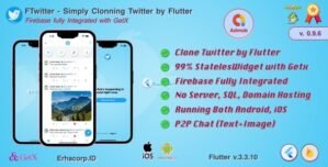 FTwitter – Clone Simply Twitter Flutter App with GetX 0.9.8