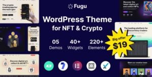 Fugu – NFT Crypto WordPress Theme 1.0.1