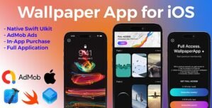 Full-Featured iOS Wallpaper App – Swift Based, AdMob In-app Purchase Integrated, Full Source Code