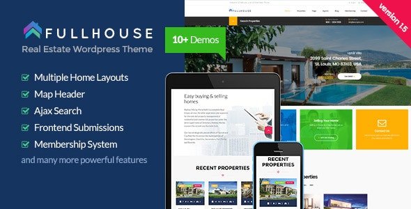 FullHouse - Real Estate Responsive WordPress Theme 2.0