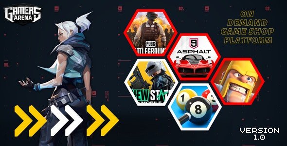 Gamers Arena - Digital Online Game Store, Game Top Up , Voucher Gamer ID Selling Tools