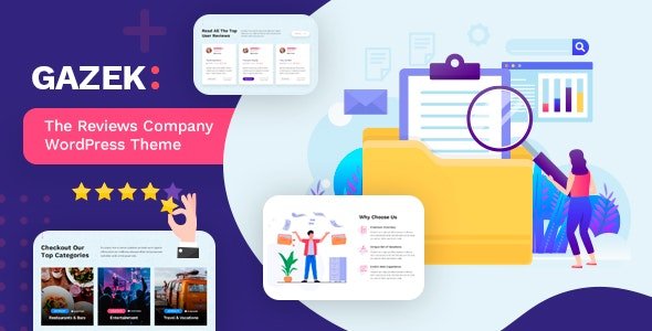 Gazek - Review & Membership WordPress Theme 1.3.3