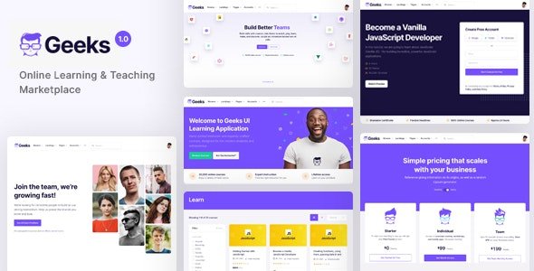 Geeks - Online Learning Marketplace WordPress Theme 1.2.10