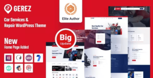 Gerez – Car Services Repair WordPress Theme + RTL 1.1.3