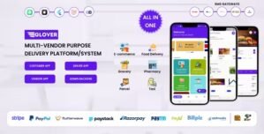 Glover – Grocery, Food, Pharmacy Courier Service Provider + Backend + Driver Vendor app 1.6.62