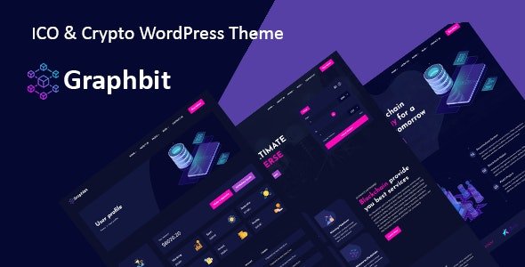 Graphbit - ICO Crypto Bootstrap WordPress Theme