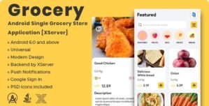 Grocery – Android Single Grocery Store Application [XServer]