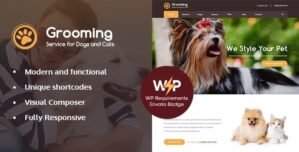 Grooming – Pet Shop Veterinary Physician WordPress Theme