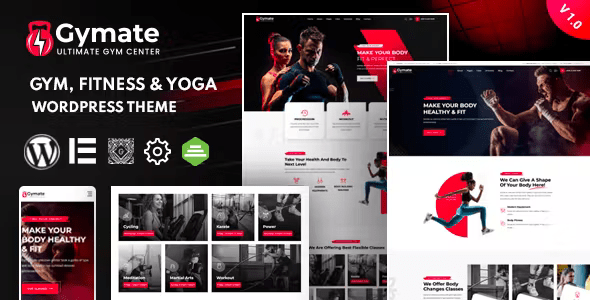 Gymat - Fitness and Gym WordPress Theme 1.4