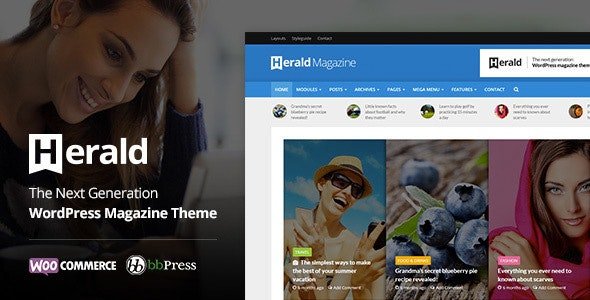 Herald - Newspaper News Portal WordPress Theme