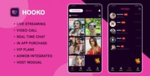 Hooko – Live streaming, One to One video call, Chat