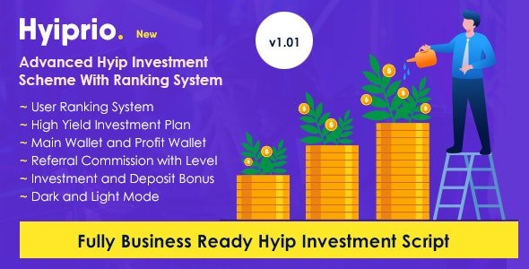 Hyiprio - Advanced Hyip Investment Scheme With Ranking System 2.1
