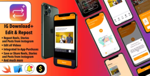 IG Download+ Edit Repost – iOS App. Save/Repost Posts, Reels and Stories from Instagram