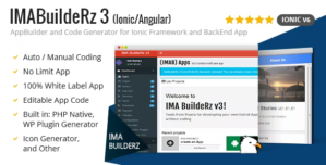 IMABuildeRz 3 – Ionic Mobile App Builder + Code Generator 23.01.27