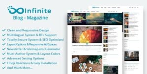 Infinite – Blog Magazine Script 4.2.1
