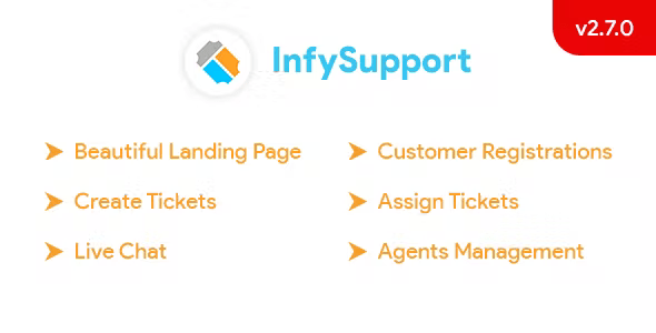 InfySupport - All in-one Laravel Help Desk Support Management Solution