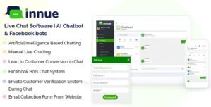 Innue – Live Chat Software | AI Chatbot with Facebook and Dialogflow bot