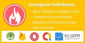 InstaUnfollow – Instagram Unfollower Tool (Admob & Firebase & GDPR)