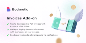 Invoices add-on for Booknetic – WordPress Booking Plugin for Appointment Scheduling
