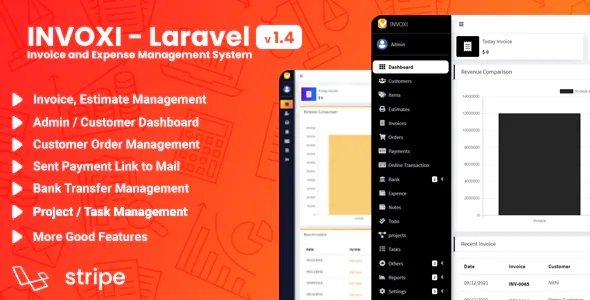 INVOXI - Laravel Invoice and Expense Management System 1.4
