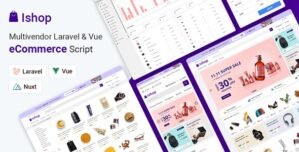 Ishop – Multivendor Laravel Vue eCommerce CMS [Regular Version]