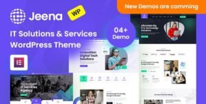 Jeena – Technology IT Solutions WordPress Theme