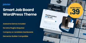 Jobster – Smart Job Board WordPress Theme 1.5