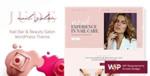 Jude | Nail Bar Beauty Salon WordPress Theme