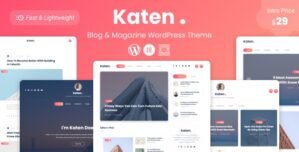 Katen – Blog Magazine WordPress Theme 1.0.4