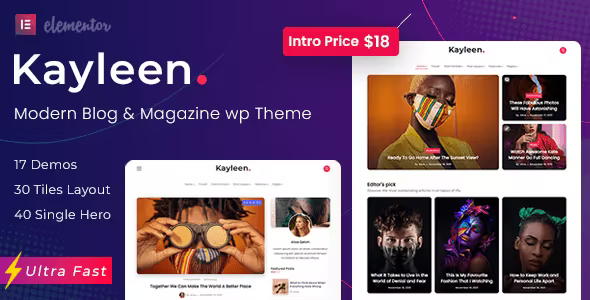 Kayleen | Blog & Magazine WordPress Theme 1.0.1