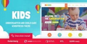 Kids – Day Care Kindergarten WordPress Theme for Children