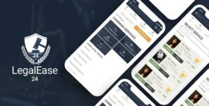 LegalEase24 – Complete Lawyer Booking Android App