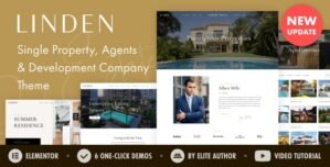 Linden — Single Property WordPress Theme