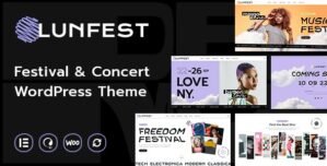 Lunfest – Festival Concert WordPress Theme