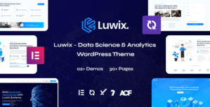 Luwix – Data Science Analytics WordPress Theme 1.2.0