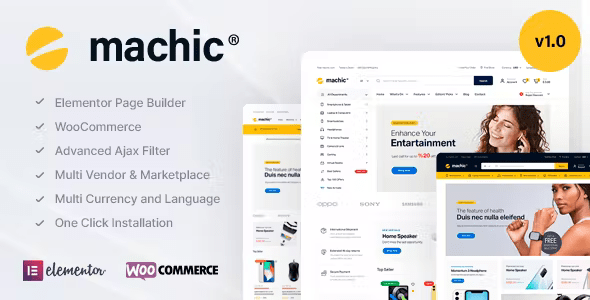 Machic - Electronics Store WooCommerce Theme 1.2.2