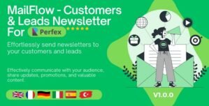 MailFlow – Customers Leads Newsletter For Perfex CRM