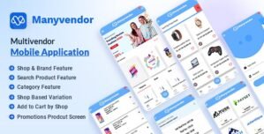 Manyvendor Customer Mobile App – Flutter iOS & Android
