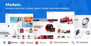 Marketo – eCommerce Multivendor Marketplace Woocommerce WordPress Theme 4.8.0
