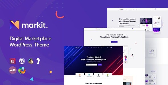 Markite - Digital Marketplace WordPress Theme + RTL 1.2.8