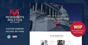 MCKinney#39;s Politics | Elections Campaign Social Activism WordPress Theme