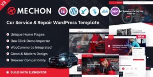 Mechon – Car Service Repair WordPress Theme