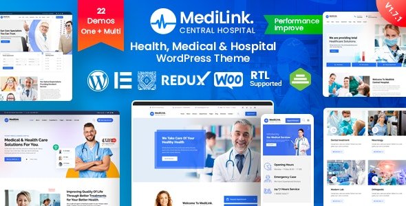 Medilink - Health Medical WordPress Theme