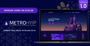 METROHYIP – Premium Theme For HYIPLab