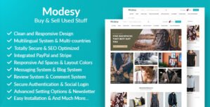 Modesy – Marketplace Classified Ads Script 2.3.1