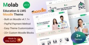 Molab | LMS Education Moodle 4+ Theme 1.2