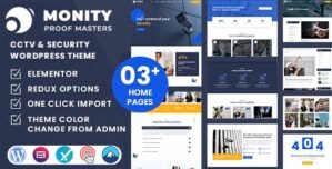 Monity – CCTV Security WordPress Theme