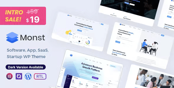 Monst - Saas Startup WordPress Theme 1.0.2